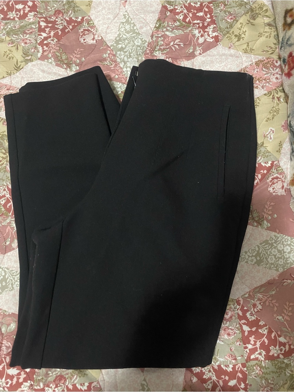 Nine West Black Straight-Leg Dress Pants